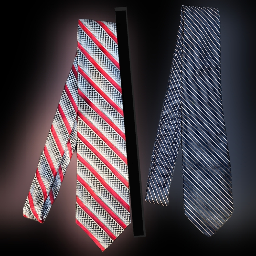 VTG. Hathaway Waterville, Maine B. Altman & Co. Tie & STACY ADAMS Signature Gold